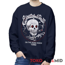 Vintage Grateful Dead On The Road Again 1980 Rare Sweatshirt