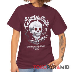 Vintage Grateful Dead On The Road Again 1980 Rare T Shirt