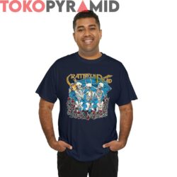 Vintage Grateful Dead Skeletons Bed Of Roses