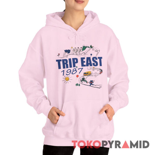 Vintage Grateful Dead Trip East 1987 Rare Hoodie