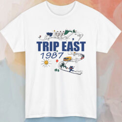 Vintage Grateful Dead Trip East 1987 Rare Shirt