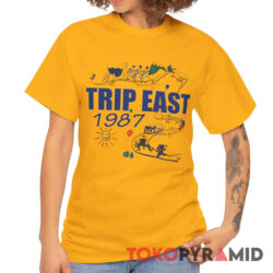 Vintage Grateful Dead Trip East 1987 Rare T Shirt