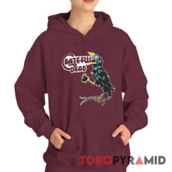 Vintage Grateful Dead Wake Of The Flood Crow 1973 Rick Griffin Rare Hoodie