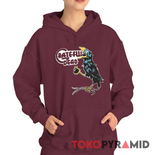 Vintage Grateful Dead Wake Of The Flood Crow 1973 Rick Griffin Rare Hoodie