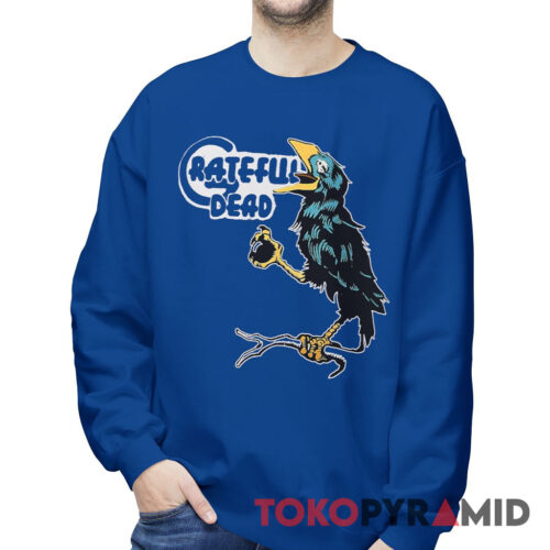 Vintage Grateful Dead Wake Of The Flood Crow 1973 Rick Griffin Rare Sweatshirt