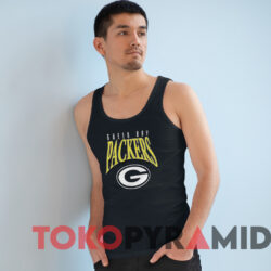 Vintage Green Bay Packers Logo T-Shirt 4 Vintage Green Bay Packers Logo T shirt Black TankTop