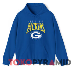 Vintage Green Bay Packers Logo T-Shirt 2 Vintage Green Bay Packers Logo T shirt Blue Hoodie