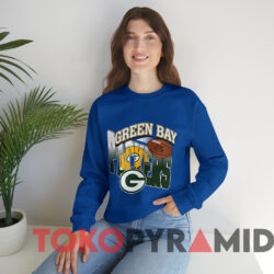 Vintage Green Bay Packers NFL Football T-Shirt 3 Vintage Green Bay Packers Nfl Football T shirt Blue Sweatshirt