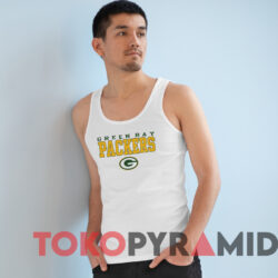 Vintage Green Bay Packers Nfl T shirt White TankTop