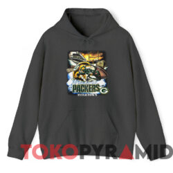 Vintage Green Bay Packers Titletown T shirt Dark Heather Hoodie