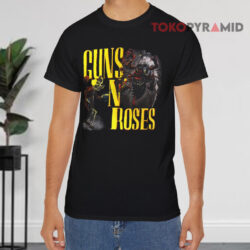 Vintage Guns N' Roses 1987 Appetite For Destruction Tour Black T shirt