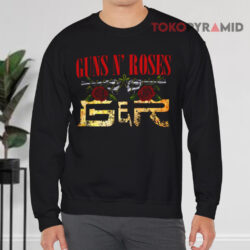 Vintage Guns N' Roses G&R Guns Shirt 3 Vintage Guns N' Roses G N' F'n R's Tour Sweatshirt Front