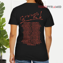 Vintage Guns N' Roses G&R Guns Shirt 2 Vintage Guns N' Roses G N' F'n R's Tour T shirt Back