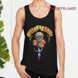 Vintage Guns N' Roses Skull And Dagger Tank Top