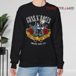 Vintage Guns N' Roses Theatre Tour 1991 Shirt 3 Vintage Guns N' Roses Theatre Tour 1991 Sweatshirt