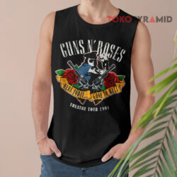 Vintage Guns N' Roses Theatre Tour 1991 Shirt 2 Vintage Guns N' Roses Theatre Tour 1991 Tank Top