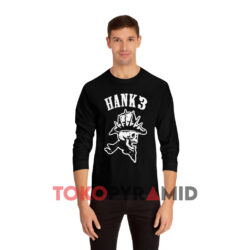 Vintage Hank Williams 3 A Fiendish Threat Black Long sleeved