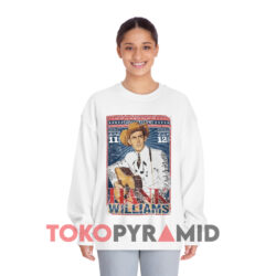 Vintage Hank Williams Grand Ole Opry Concert Shirt 3 Vintage Hank Williams Grand Ole Opry Concert White Sweatshirt