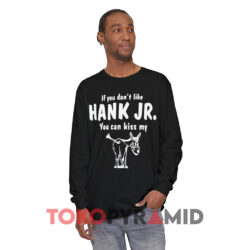 Vintage Hank Williams If You Don't Like Hank Jr Black Long sleeved