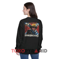 Hank Williams Jr. Ass Kickin Southern Rock Montana Shirt 4 Vintage Hank Williams Jr Ass Kickin Southern Rock Montana Black Sweatshirt Back