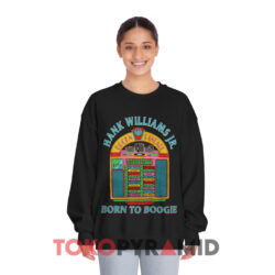 Vintage Hank Williams Jr. Born To Boogie Shirt 3 Vintage Hank Williams Jr Born To Boogie Black Sweatshirt