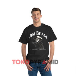 Vintage Hank Williams Jr Jim Beam Black T shirt