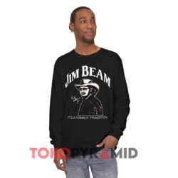 Vintage Hank Williams Jr. Jim Beam Shirt 3 Vintage Hank Williams Jr Jim Beam Black long sleeved