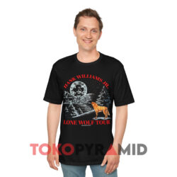 Vintage Hank Williams Jr Lone Wolf Tour Black T shirt