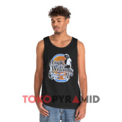 Vintage Hank Williams Jr Man Of Steel Black Tank Top