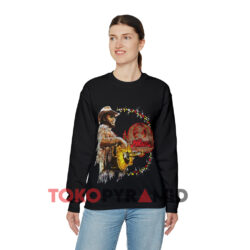 Vintage Hank Williams Jr Merle Haggard Black Sweatshirt