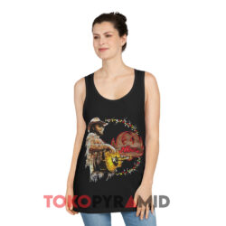 Vintage Hank Williams Jr Merle Haggard Black Tank Top