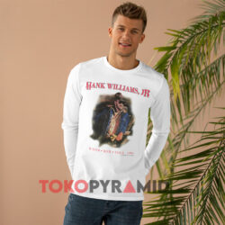 Vintage Hank Williams Jr Wham Bam Tour 1996 White Long sleeved