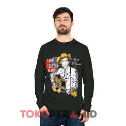 Vintage Hank Williams Sr Your Cheatin Heart Black Long sleeved