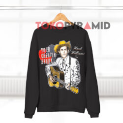 Vintage Hank Williams Sr Your Cheatin Heart Black Sweatshirt