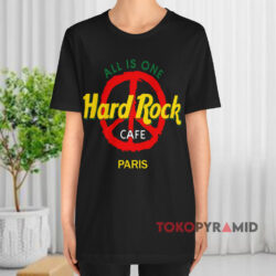 Vintage Hard Rock Cafe All Is One Paris Black T shirt