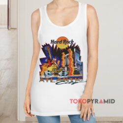 Vintage Hard Rock Cafe Atlantic City Shirt 2 Vintage Hard Rock Cafe Atlantic City White Tank Top