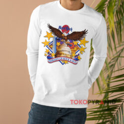 Vintage Hard Rock Cafe Embassy Of Rock And Roll Shirt 4 Vintage Hard Rock Cafe Embassy Of Rock And Roll White Long sleeved