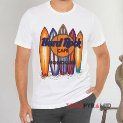 Vintage Hard Rock Cafe Honolulu Surfboard White T shirt