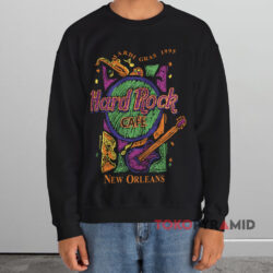 Vintage Hard Rock Cafe Mardi Gras 1995 Shirt 3 Vintage Hard Rock Cafe Mardi Gras 1995 Black Sweatshirt