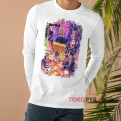 Vintage Hard Rock Cafe Paris Music Souvenir France Shirt 4 Vintage Hard Rock Cafe Paris Music Souvenir France White Long sleeved