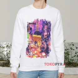 Vintage Hard Rock Cafe Paris Music Souvenir France Shirt 3 Vintage Hard Rock Cafe Paris Music Souvenir France White Sweatshirt