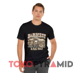 Vintage Harley Davidson Barnett El Paso Texas T shirt Black T shirt