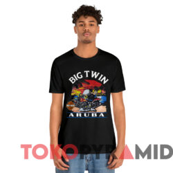 Vintage Harley Davidson Big Twin Aruba T shirt Black T shirt