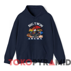 Vintage Harley Davidson Big Twin Aruba T-shirt 2 Vintage Harley Davidson Big Twin Aruba T shirt Navy Hoodie