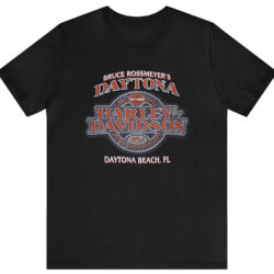 Vintage Harley Davidson Bruce Rossmeyers Daytona Beach Fl T shir