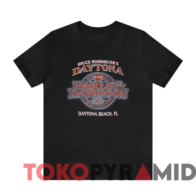 Harley-Davidson Daytona Beach 50th Tシャツ 2025 Bike Week Daytona Beach Official Logo T-Shirt No Harley