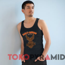 Vintage Harley Davidson Cigarettes T shirt Black TankTop