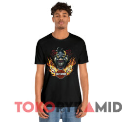 Vintage Harley Davidson Clown T-Shirt 4 Vintage Harley Davidson Clown T shirt Black T shirt