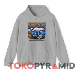 Vintage Harley Davidson Ghost Rider David Mann T shirt Grey Hoodie
