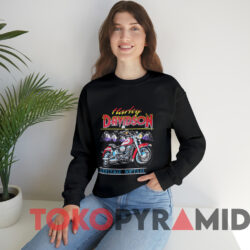 Vintage Harley Davidson Heritage Softail T shirt Black Sweatshirt